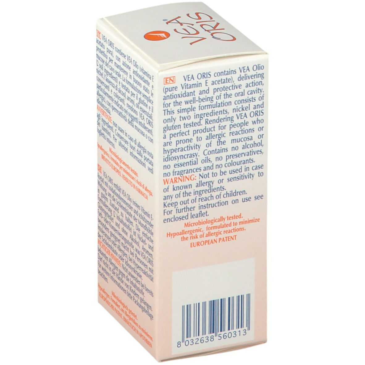 VEA Oris : Spray Buccal Hygiène de la Bouche 20ml