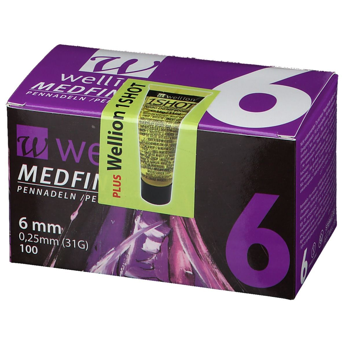 Wellion Medfine Plus Aiguilles pour stylos 6 mm