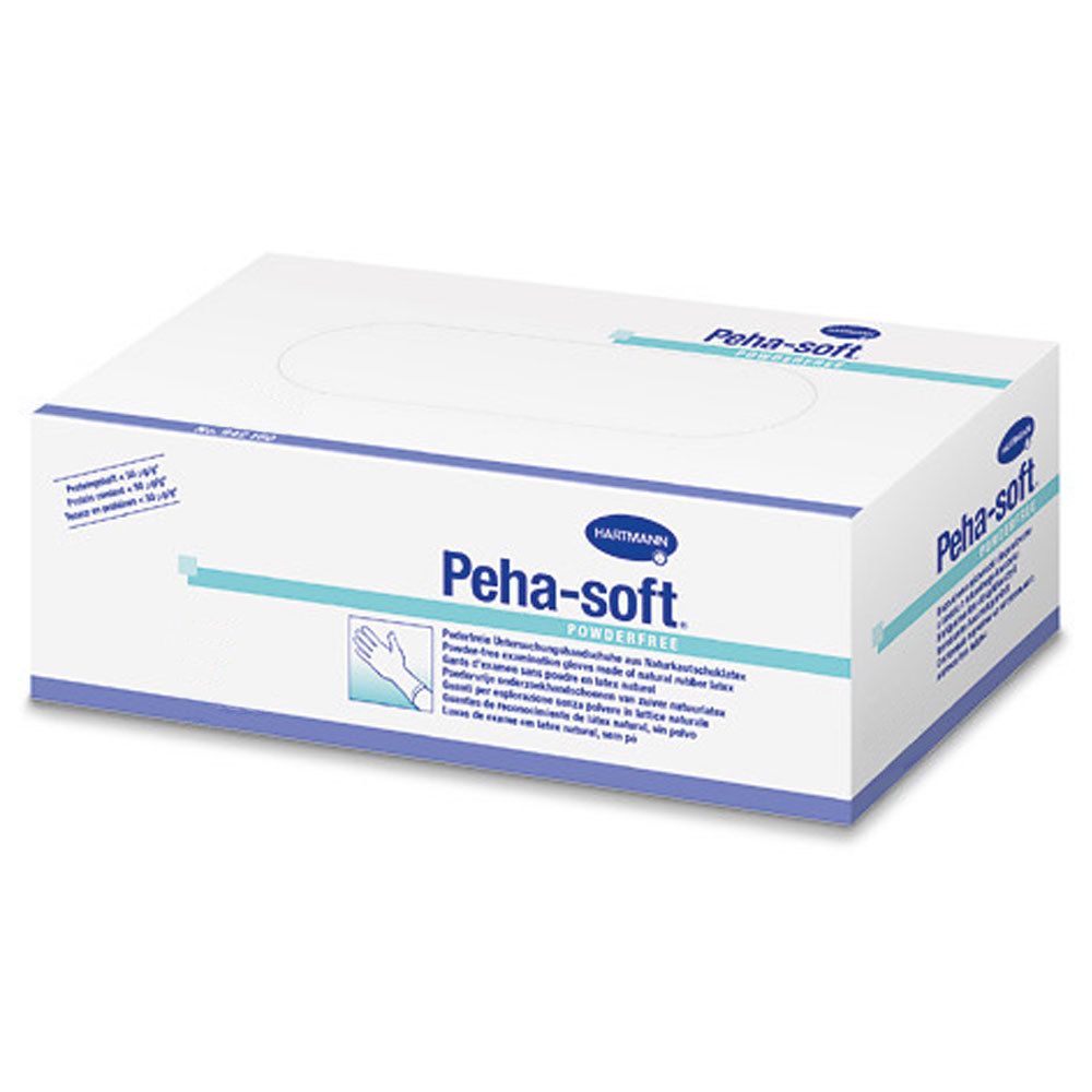 Peha-soft® powderfree en Latex Gants d'examen Gr. L 8 - 9
