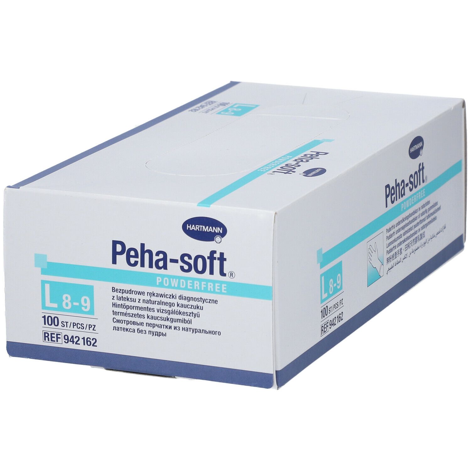 Peha-soft® powderfree en Latex Gants d'examen Gr. L 8 - 9