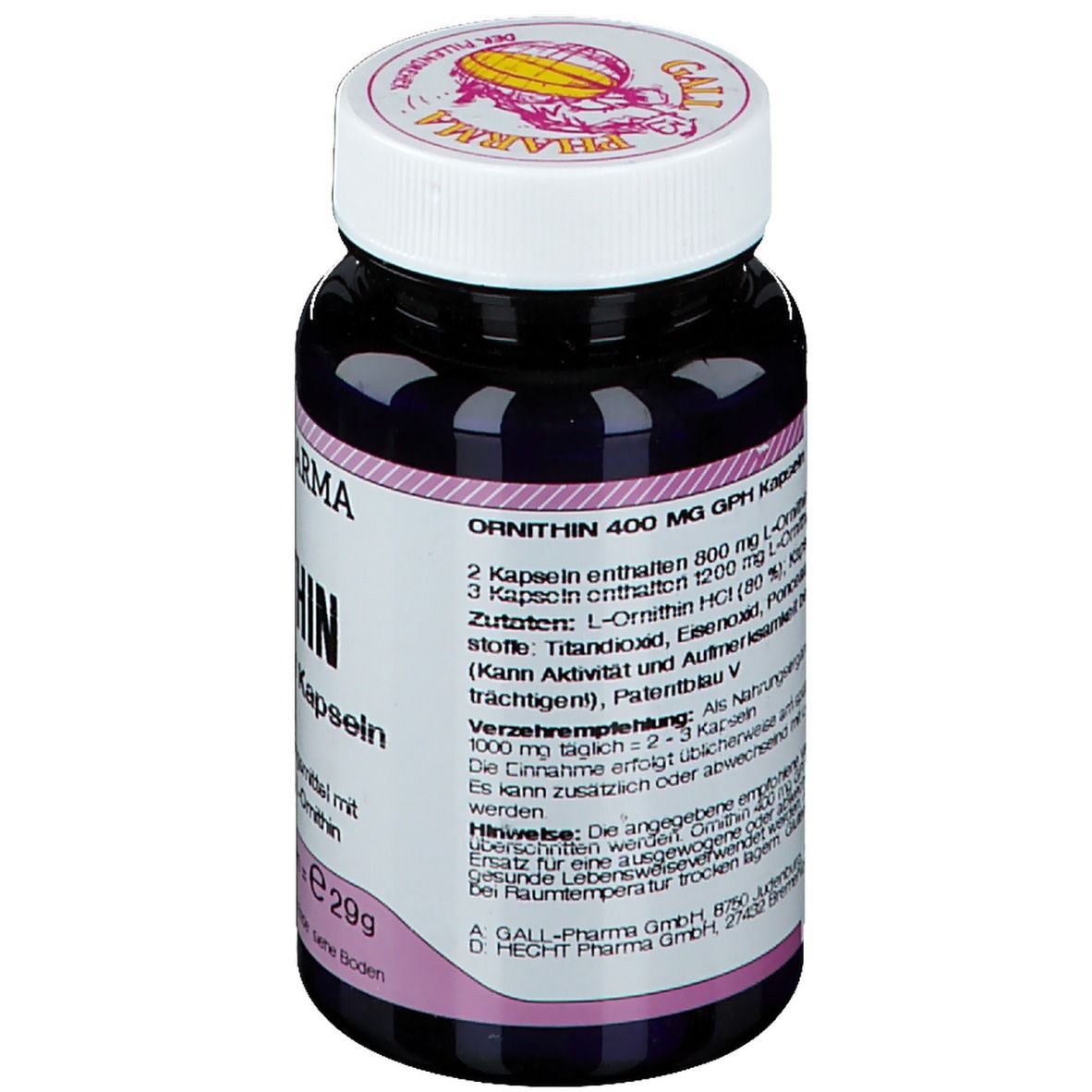 GALL PHARMA Ornithin 400 mg GPH Kapseln