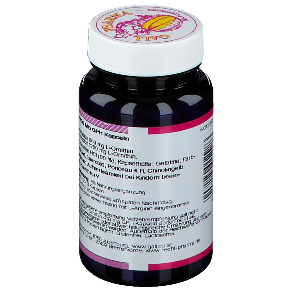 GALL PHARMA Ornithin 400 mg GPH Kapseln