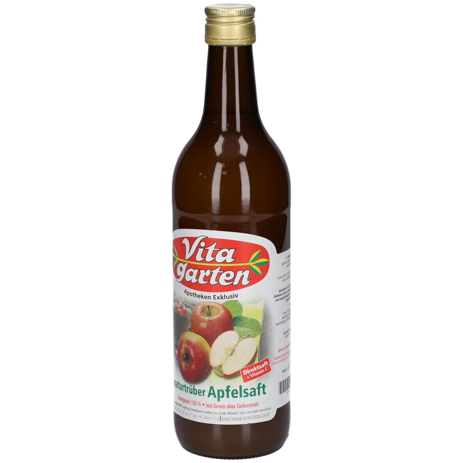 Vitagarten Apfelsaft naturtrüb