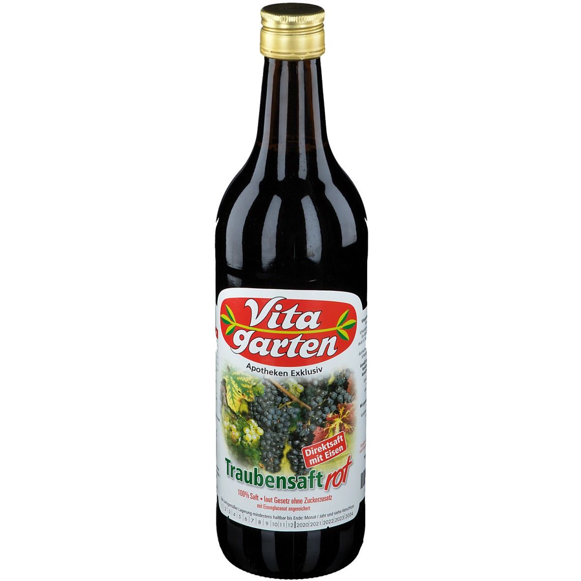 Vitagarten roter Traubensaft