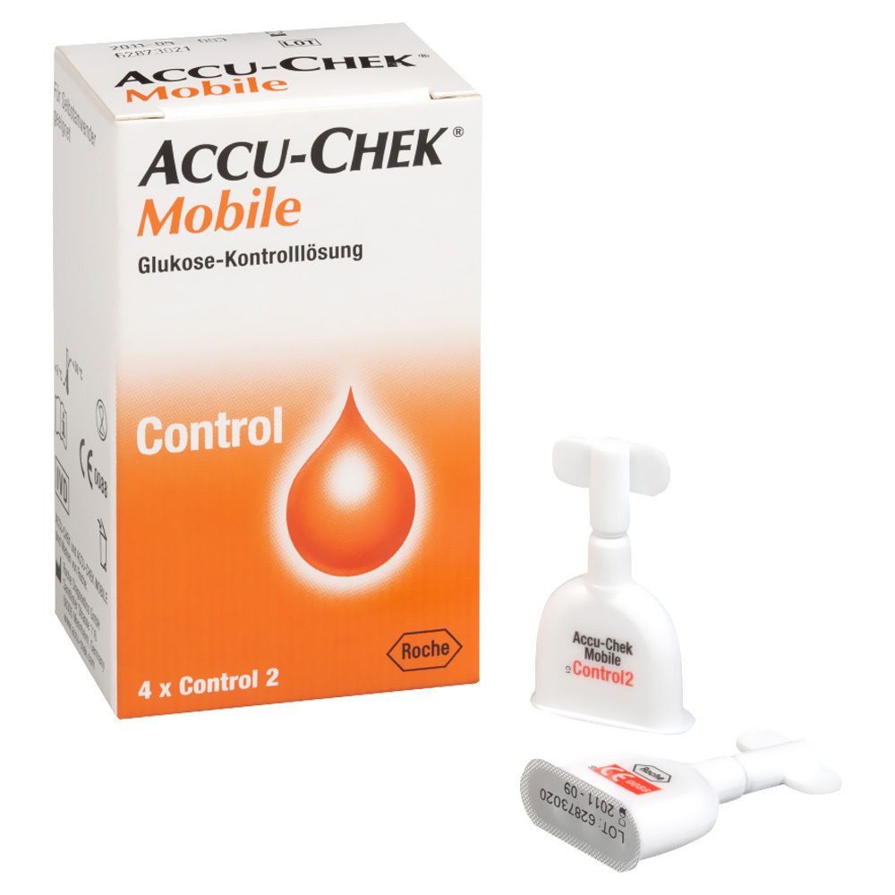 ACCU-CHEK Mobile Kontrolllösung 4 Einmalapplikat.