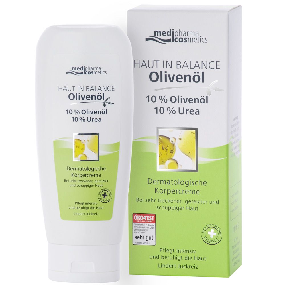medipharma cosmetics Huile d'olive Haut in Balance Crème dermatologique pour le corps