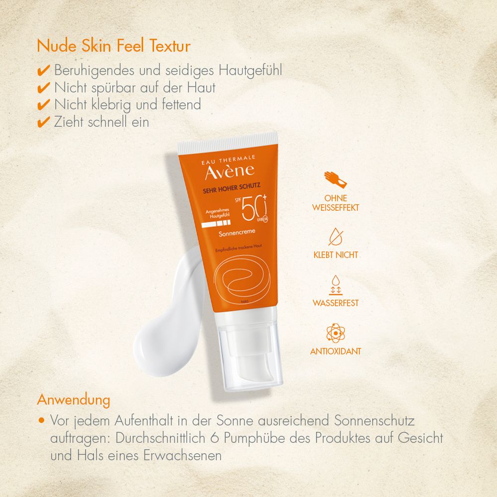 Avène Crème solaire SPF 50+