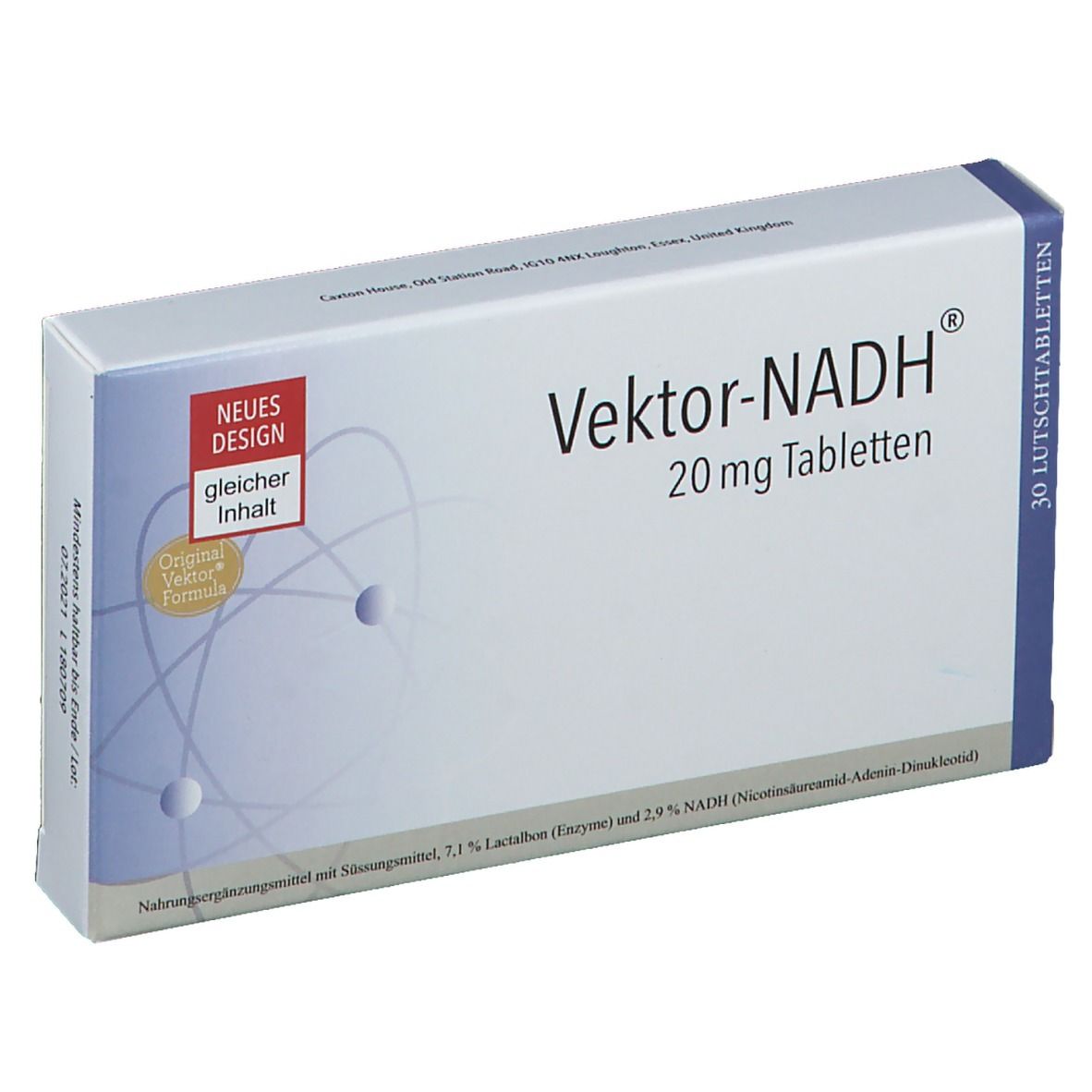 Vektor NADH® 20 mg comprimés à sucer