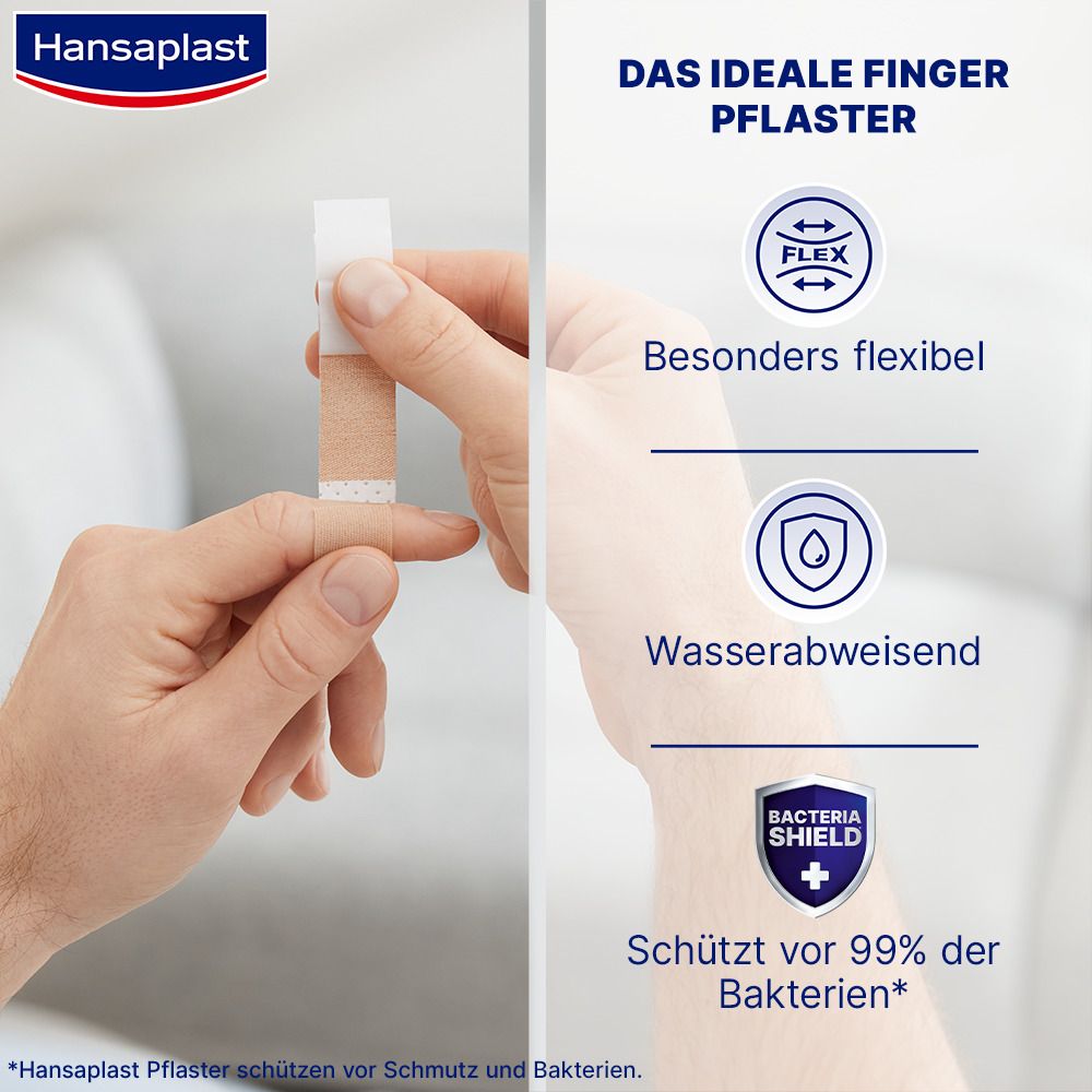Hansaplast® Pansement doigts Elastic 12 x 2 cm
