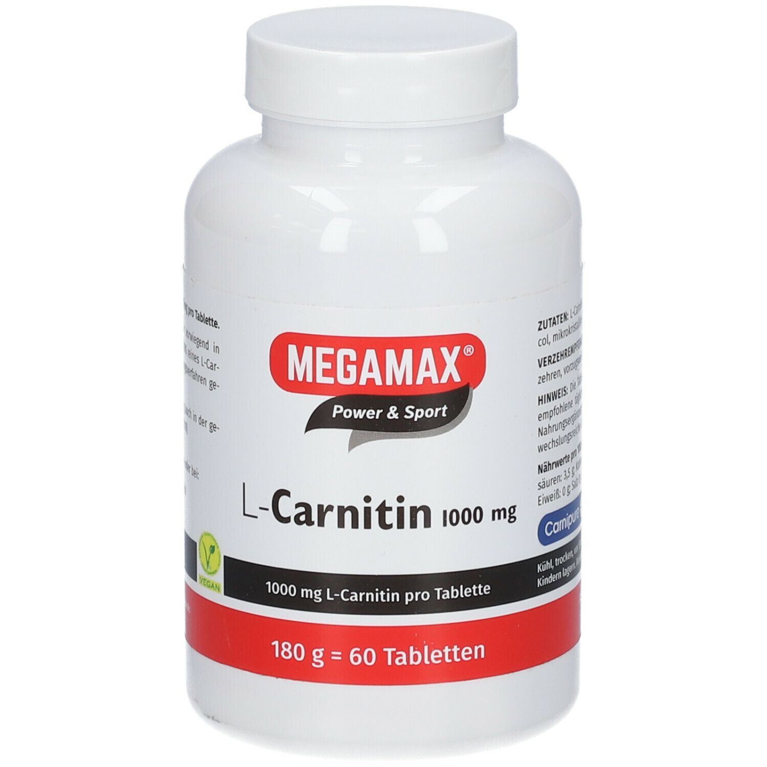 MEGAMAX® Power & Sport L-Carnitin 1.000 mg