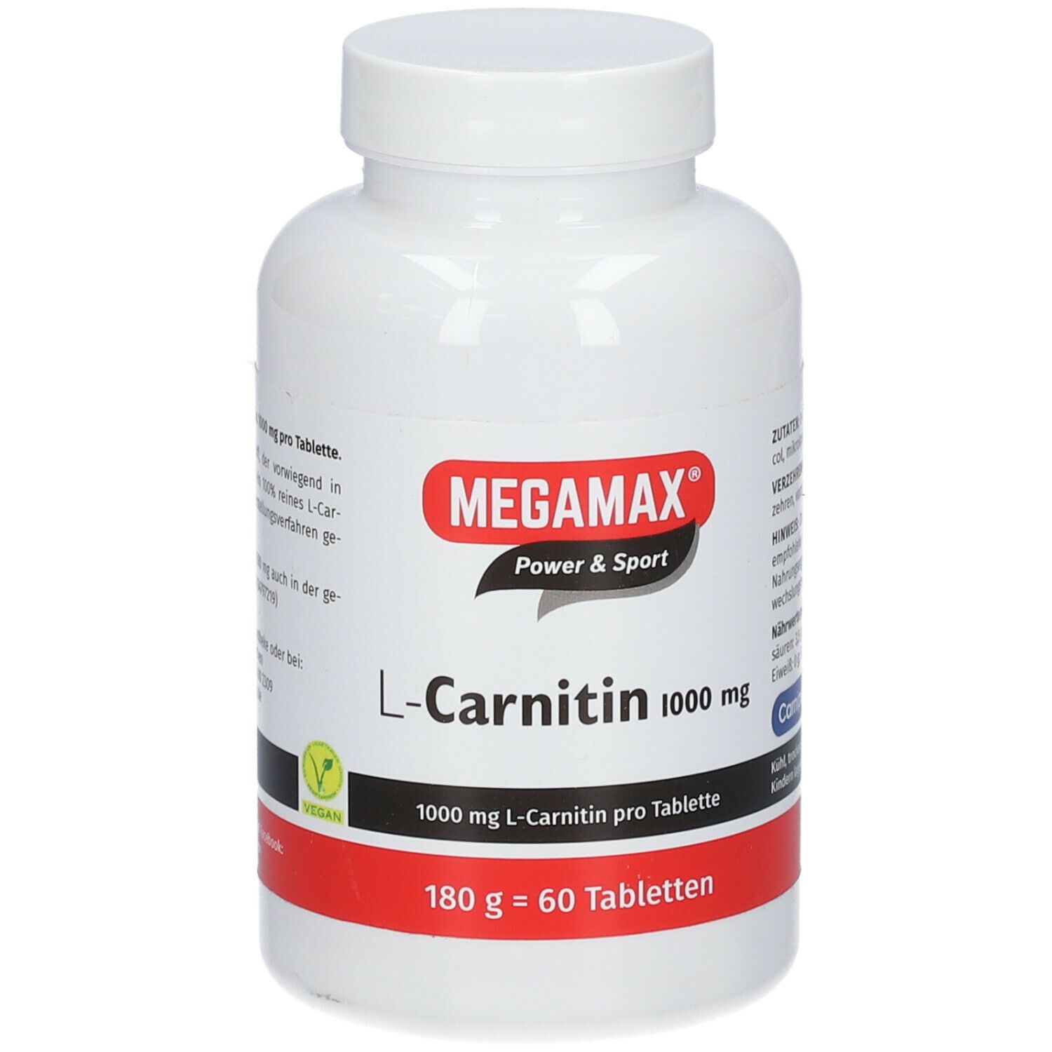 MEGAMAX® Power & Sport L-Carnitin 1.000 mg