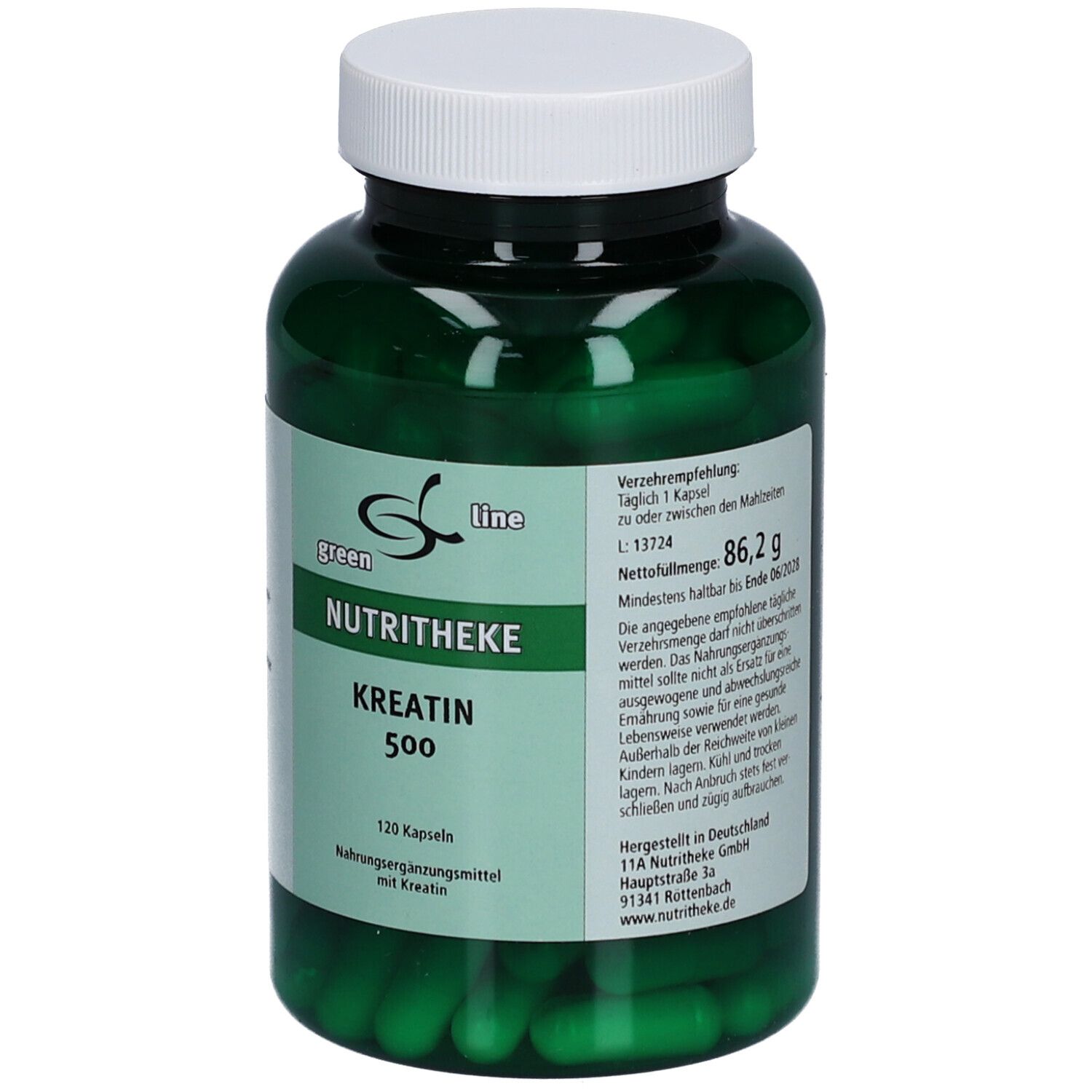 green line NUTRITHEKE Kreatin 501