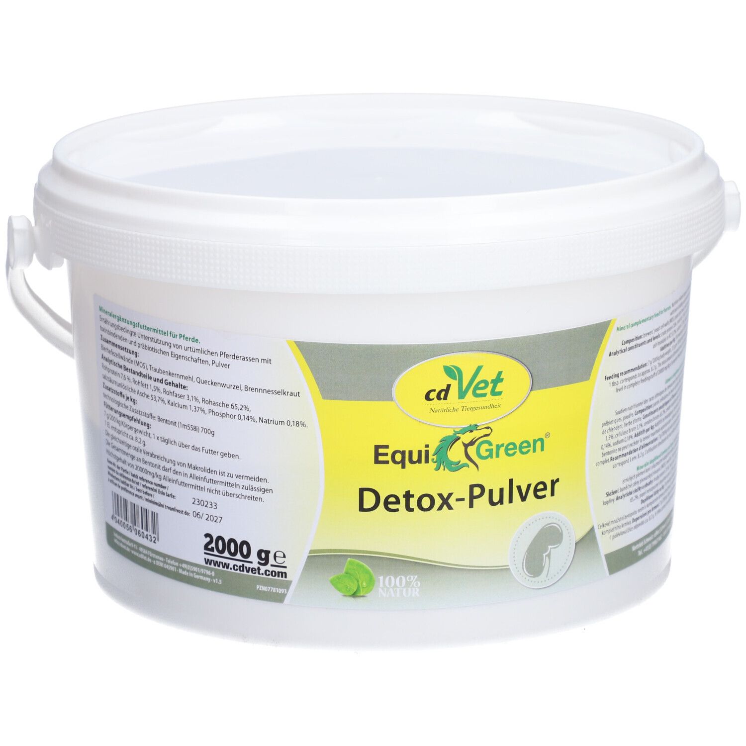 cd Vet EquiGreen® Detox-Pulver