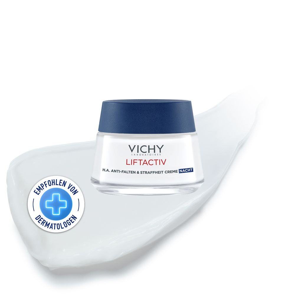 Vichy Liftactiv Hyaluron Anti-Falten & Straffheit Creme Nachtcreme: Straffende Anti-Aging-Nachtcreme mit Hyaluronsäure