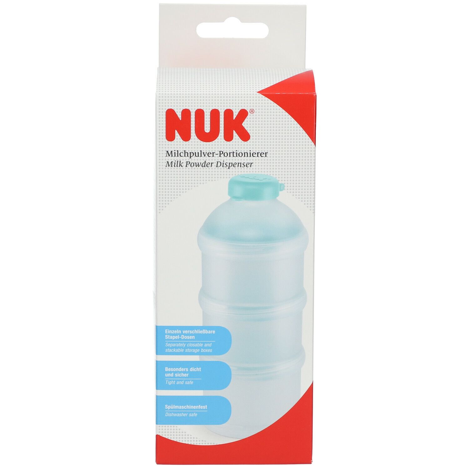 NUK® Portionneur de lait en poudre petrol