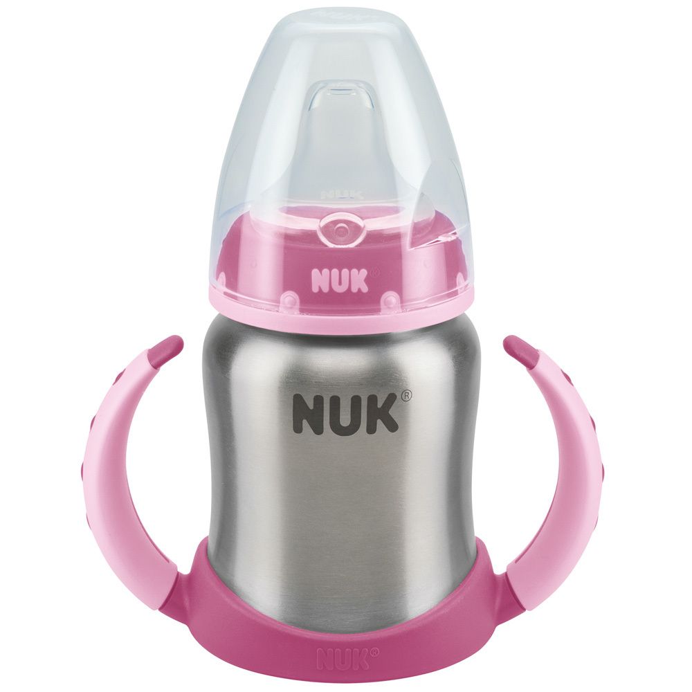 NUK® Learner Cup Acier inoxydable 125 ml rose
