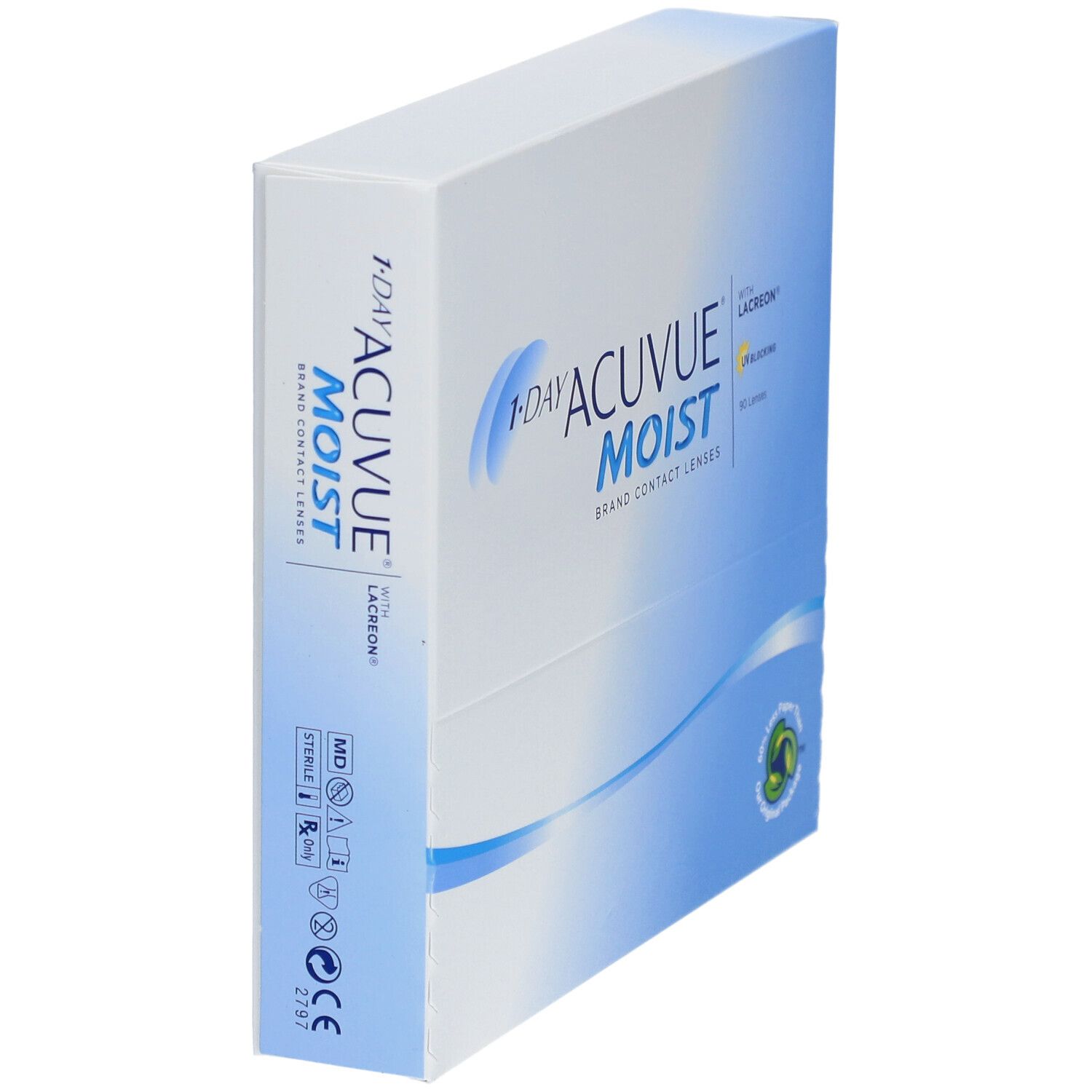 Acuvue® 1-Day Moist mit Lacreon® Basiskurve 8.5 Tageslinse