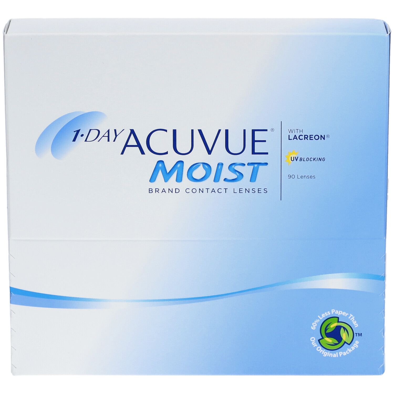 Acuvue® 1-Day Moist mit Lacreon® Basiskurve 8.5 Tageslinse
