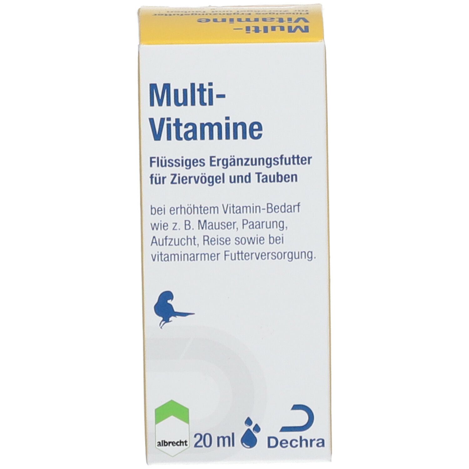 Multi-Vitamines Pour oiseaux de compagnie et pigeons