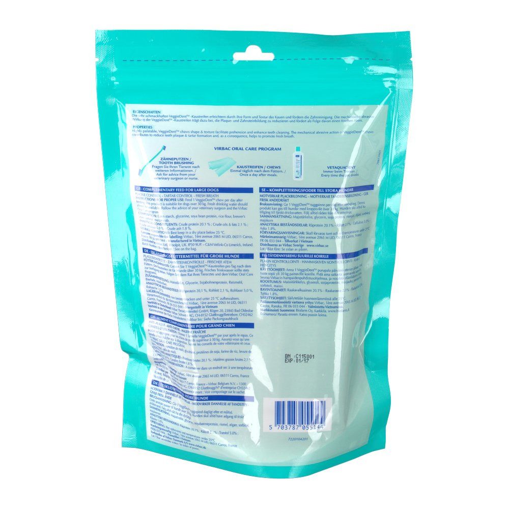Virbac VeggieDent® Fresh Grand Chien