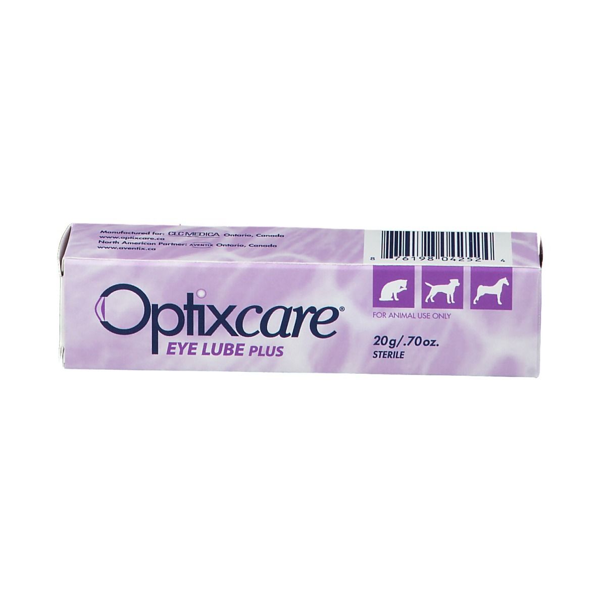 Optixcare Eye Luber plus pour chats, chiens et chevaux