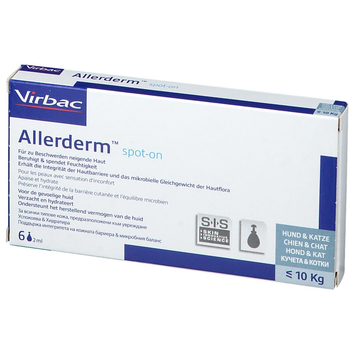 Allerderm® Spot on für Katzen und kleine Hunde unter 10 kg