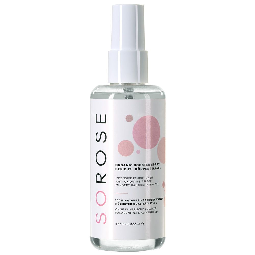 SO!™ Organic Booster Spray à l'eau de rose