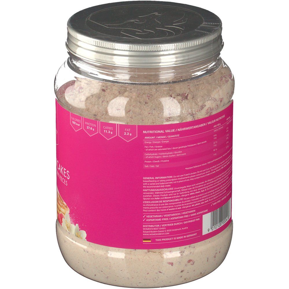 Women`s Best  - Protein Pancakes - Himbeer-Vanille/Vanilla with Raspberry Pieces
