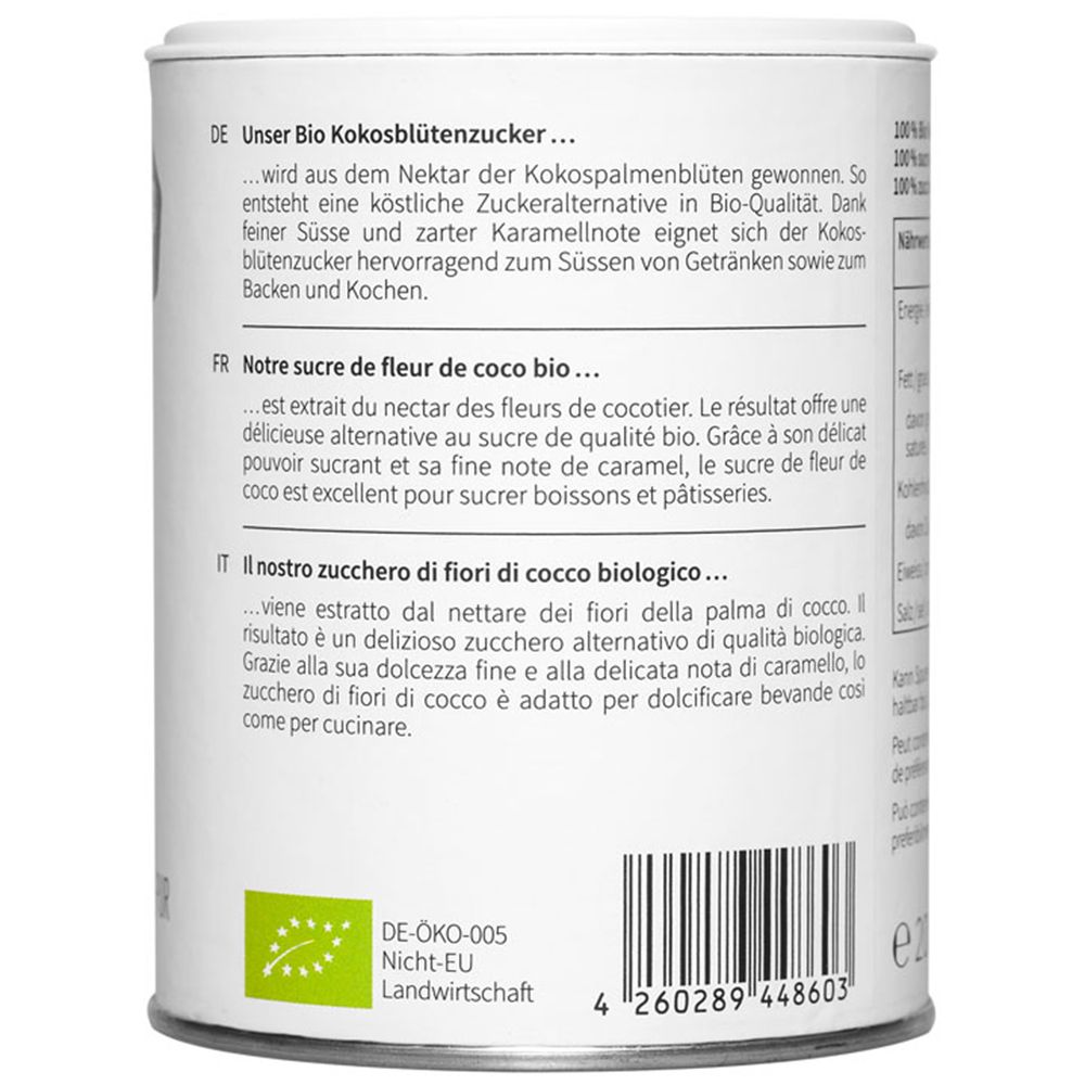 nu3 Sucre de Fleur de Coco Bio
