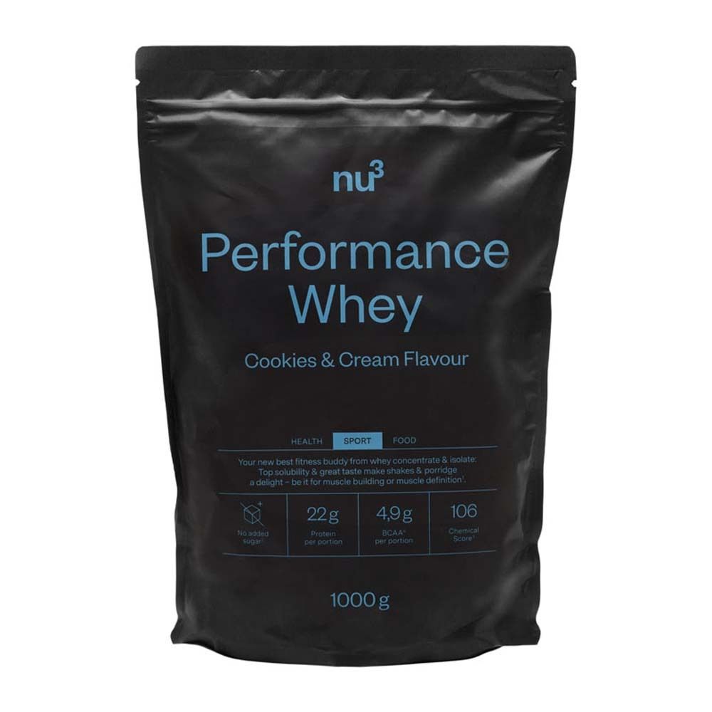 nu3 Performance Whey, Cookies-Cream - Proteinpulver