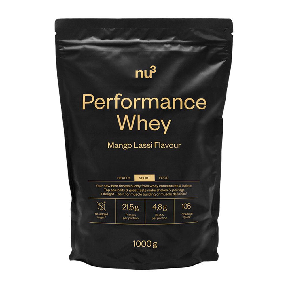 nu3 Performance Whey Mango Lassi