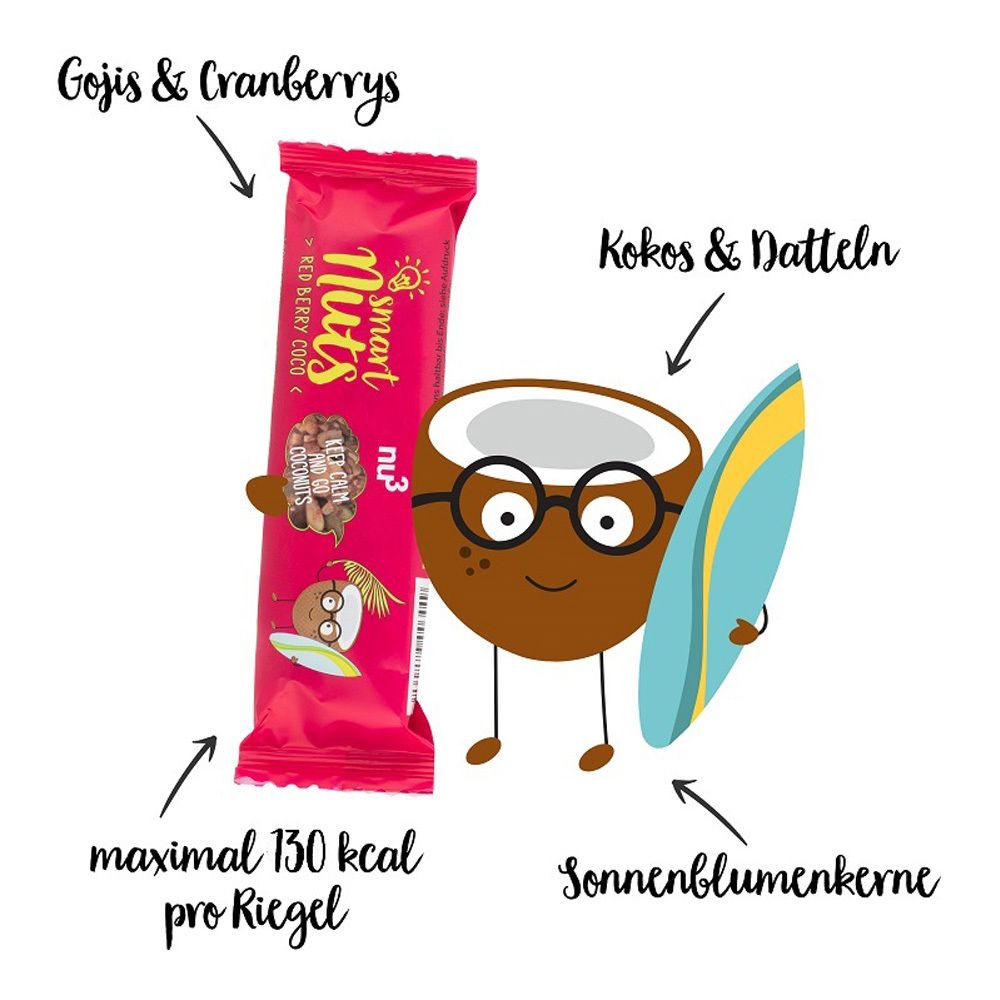 nu3 Bio Smart Nuts, Red Berry Coco