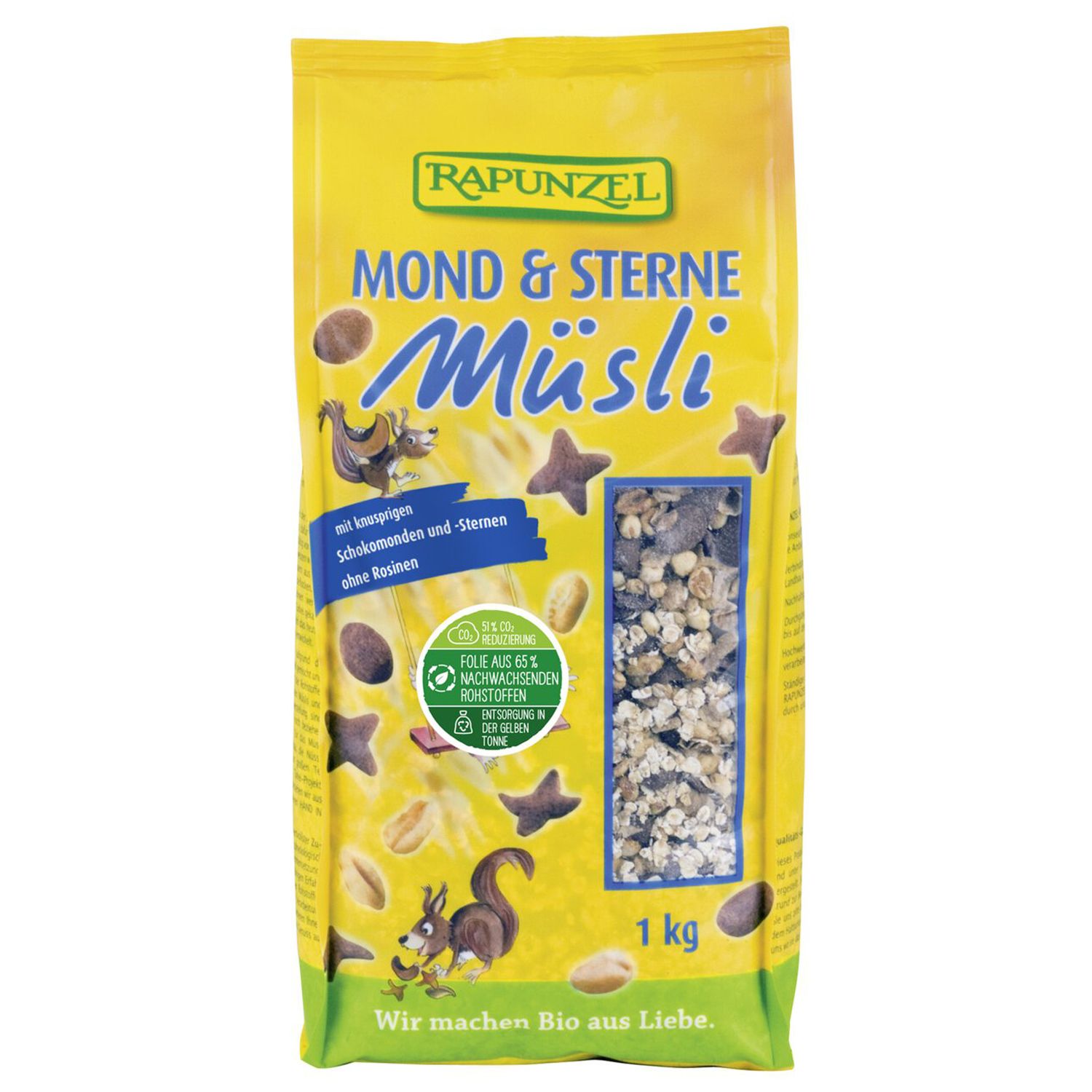 RAPUNZEL Bio Muesli Lune et étoiles