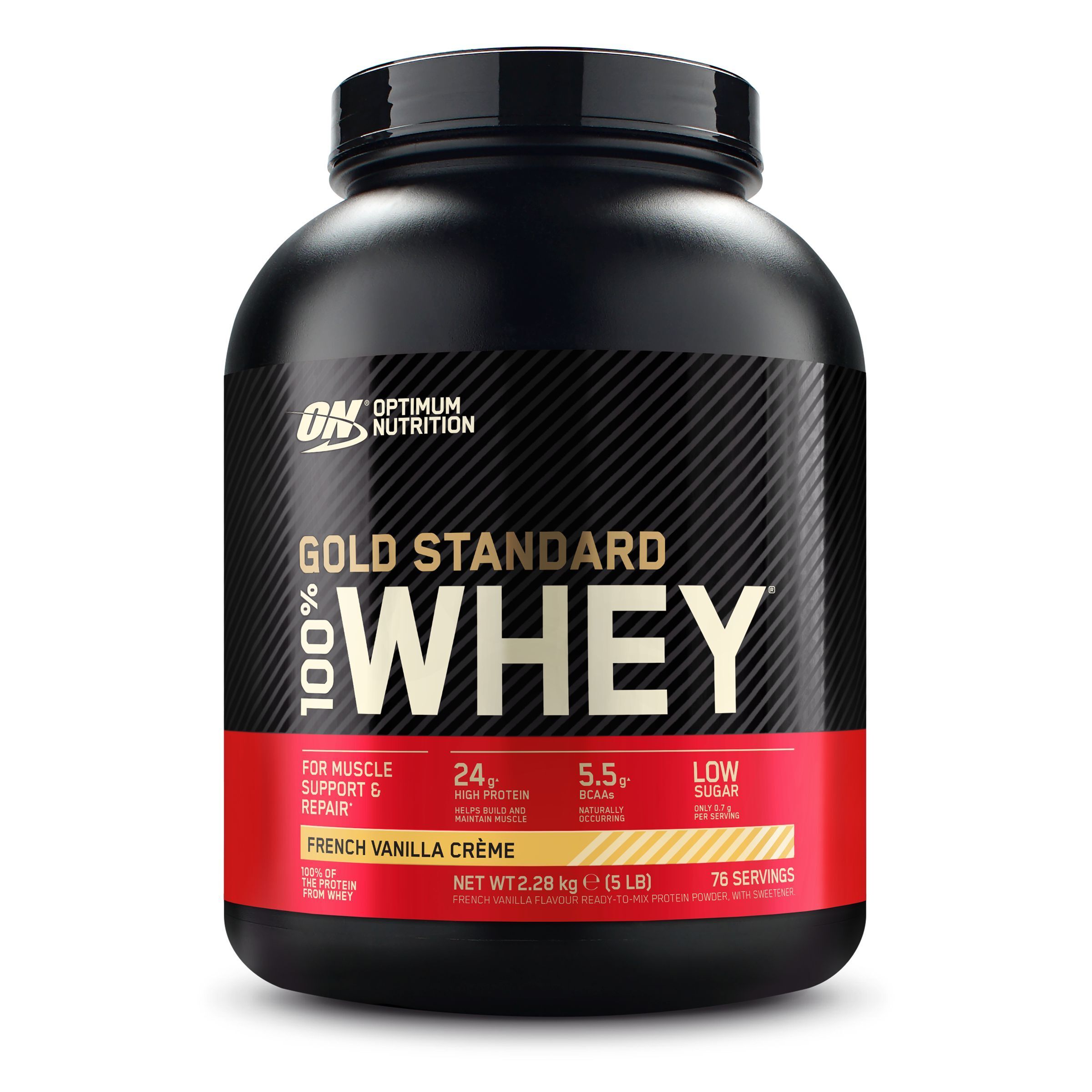 Optimum Nutrition 100 % Whey Gold Standard, French Vanilla Cream, Poudre