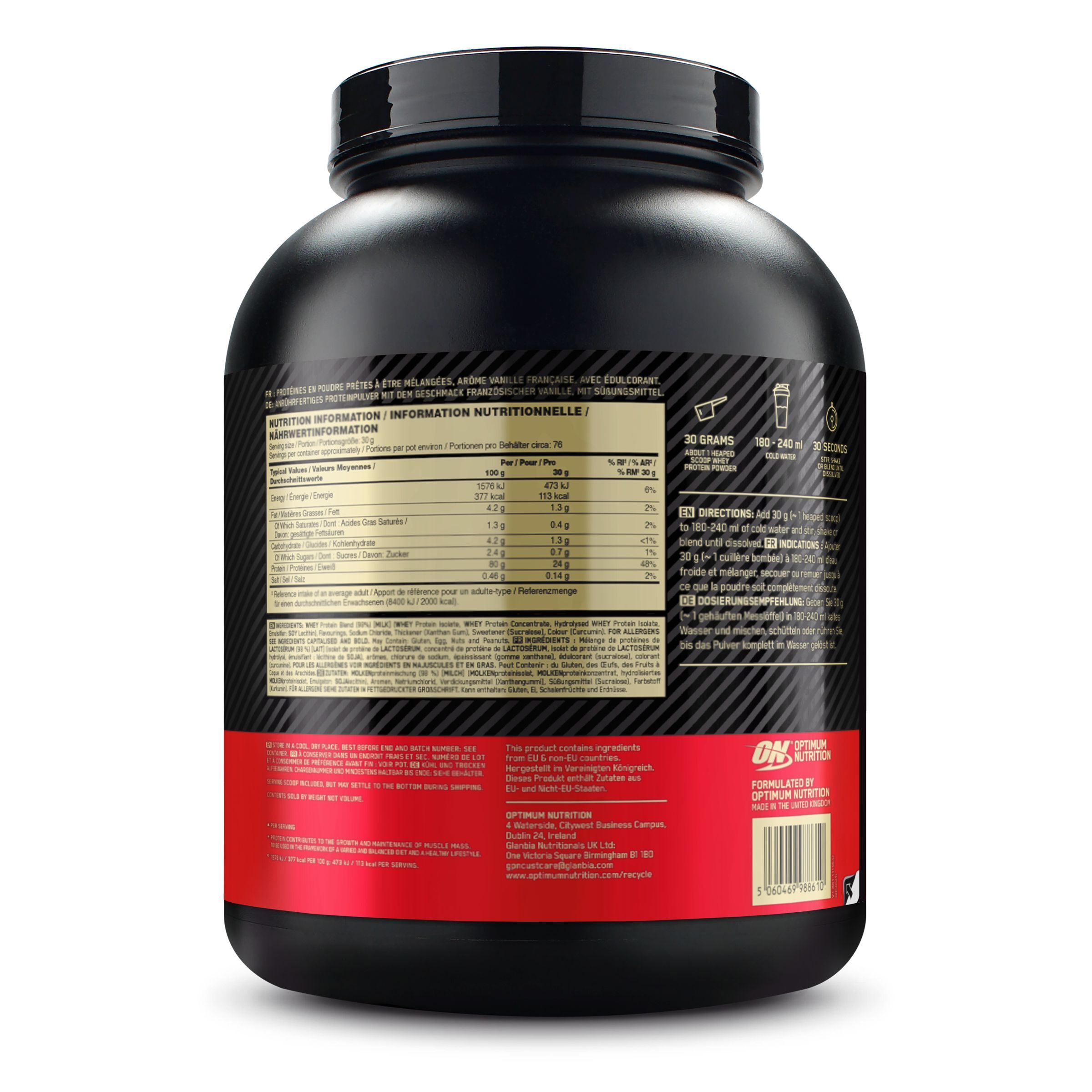 Optimum Nutrition 100% Whey Gold Standard French Vanilla Crème