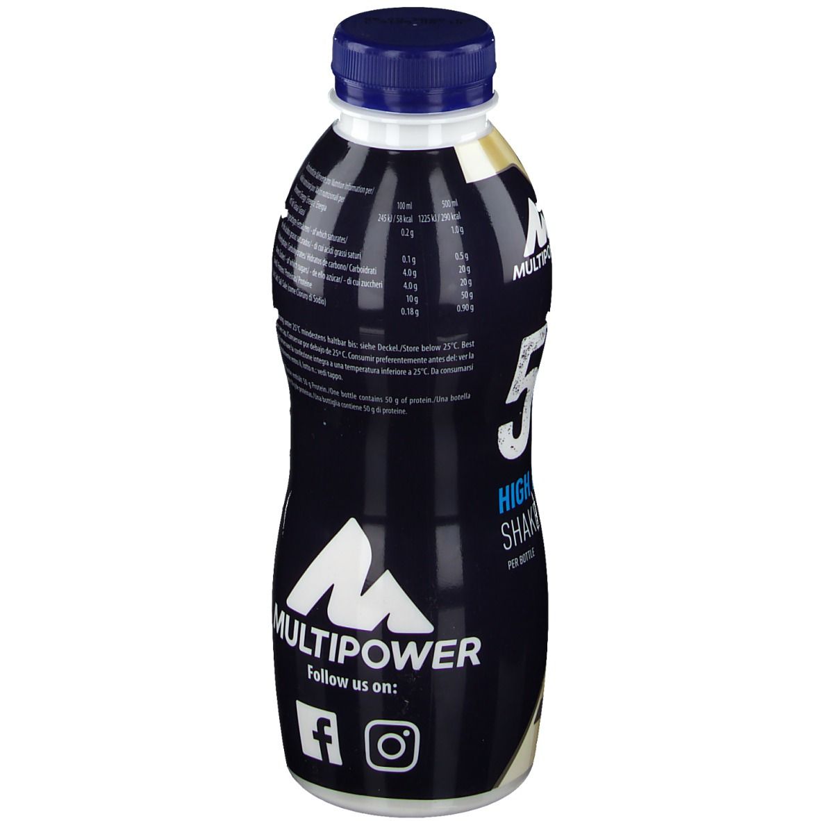 Multipower 50 g High Protein Shake, Vanille