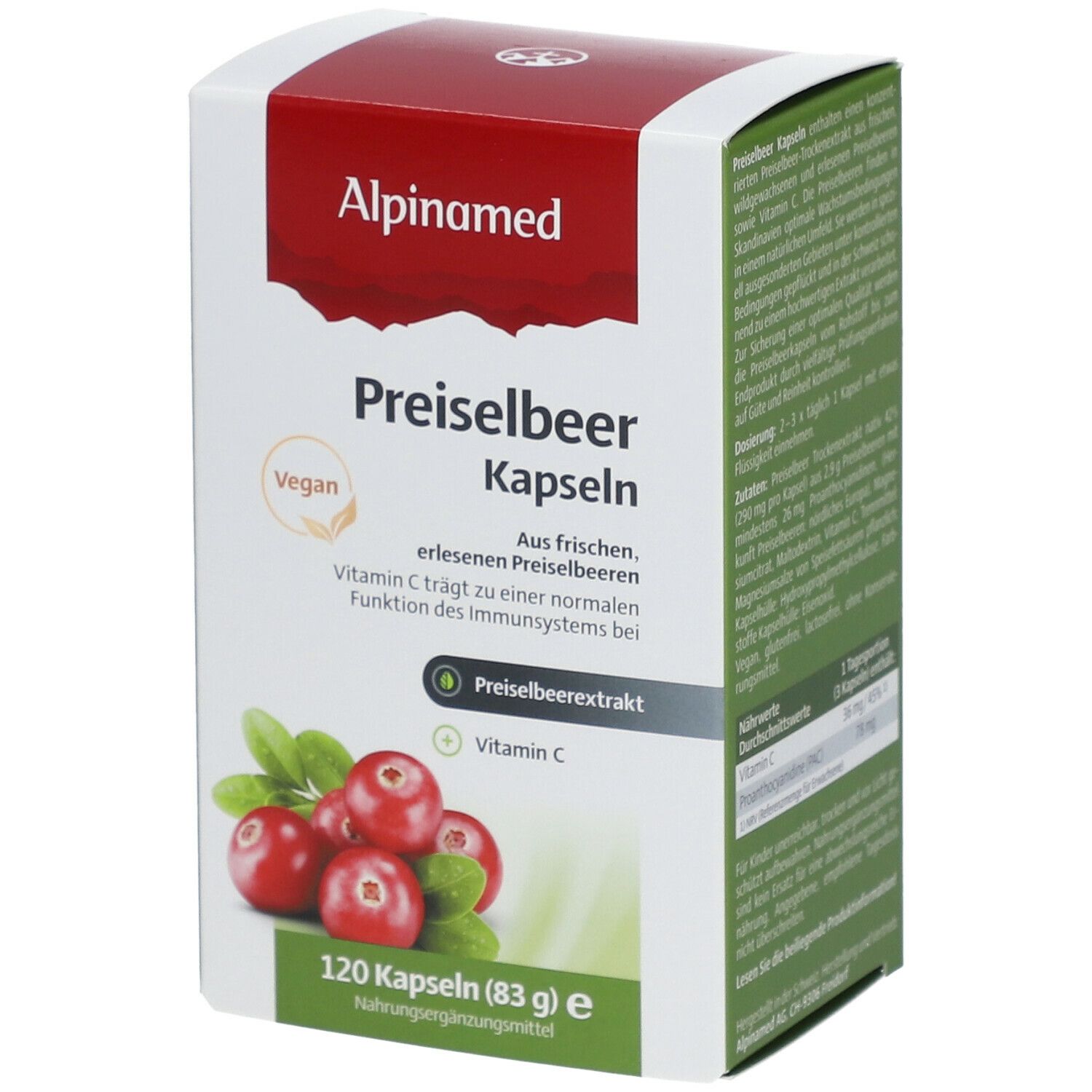 Alpinamed Preiselbeer Kapseln