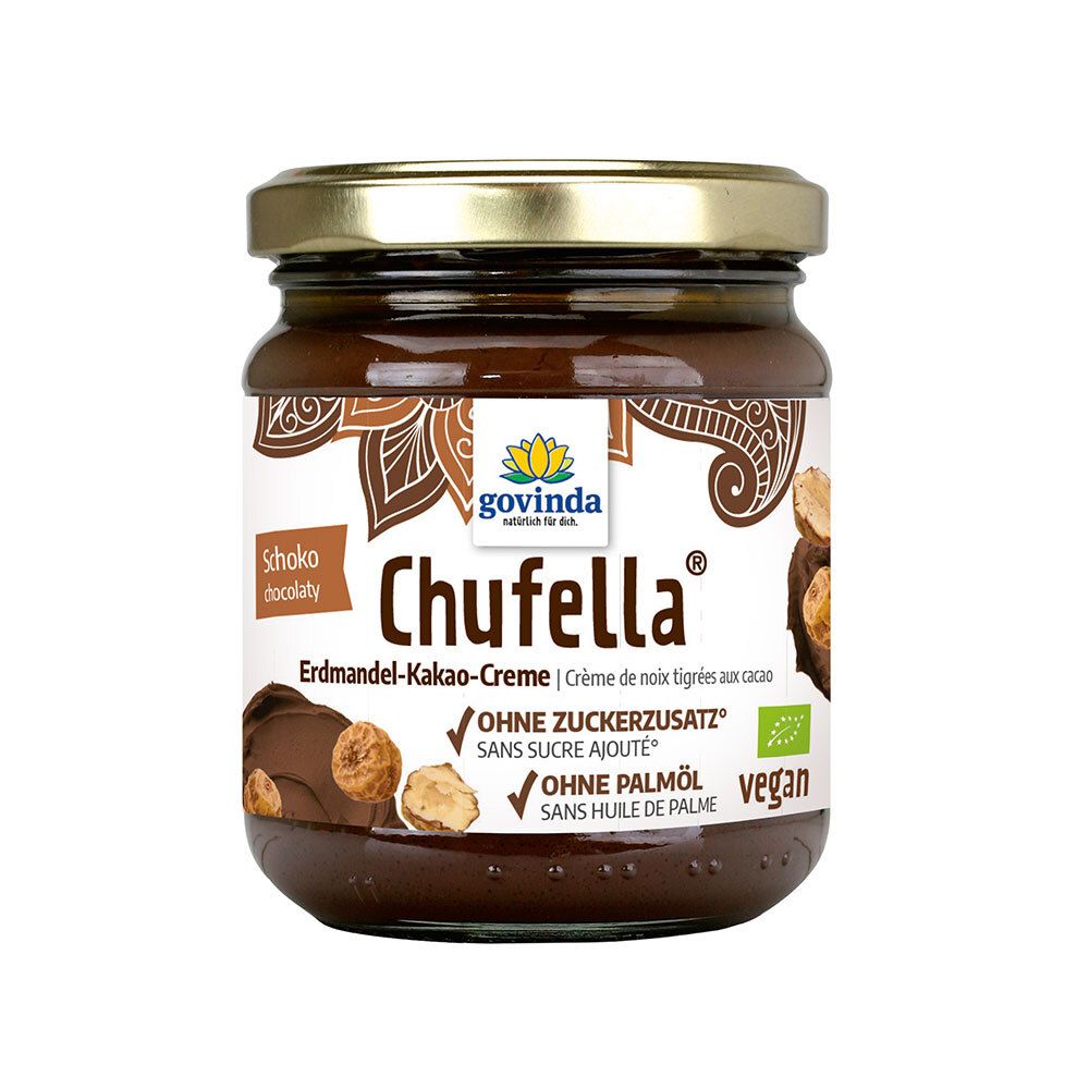 Govinda Chufella® Crème de chocolat aux noix tigrées