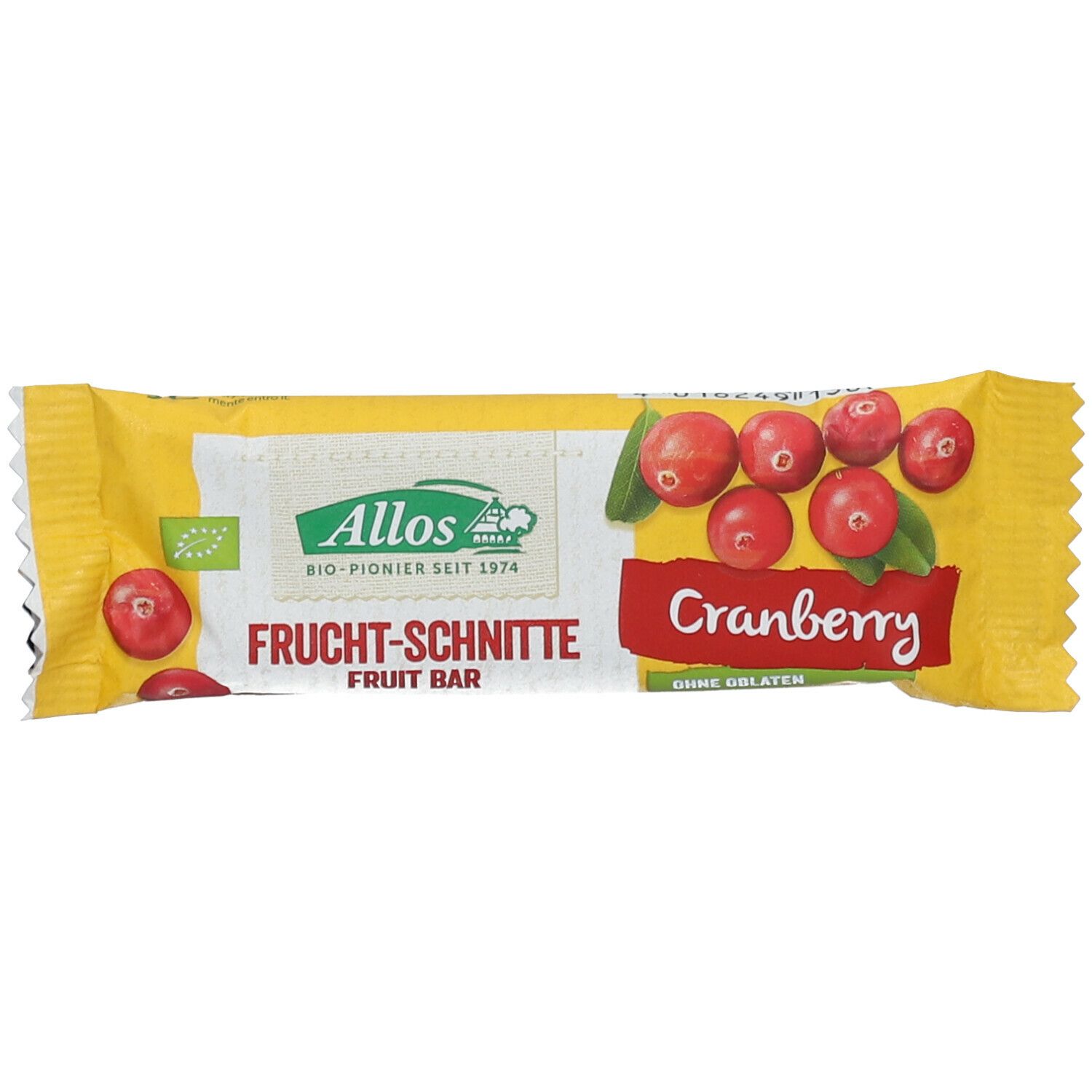 Allos Barres fruitées bio, Cranberry
