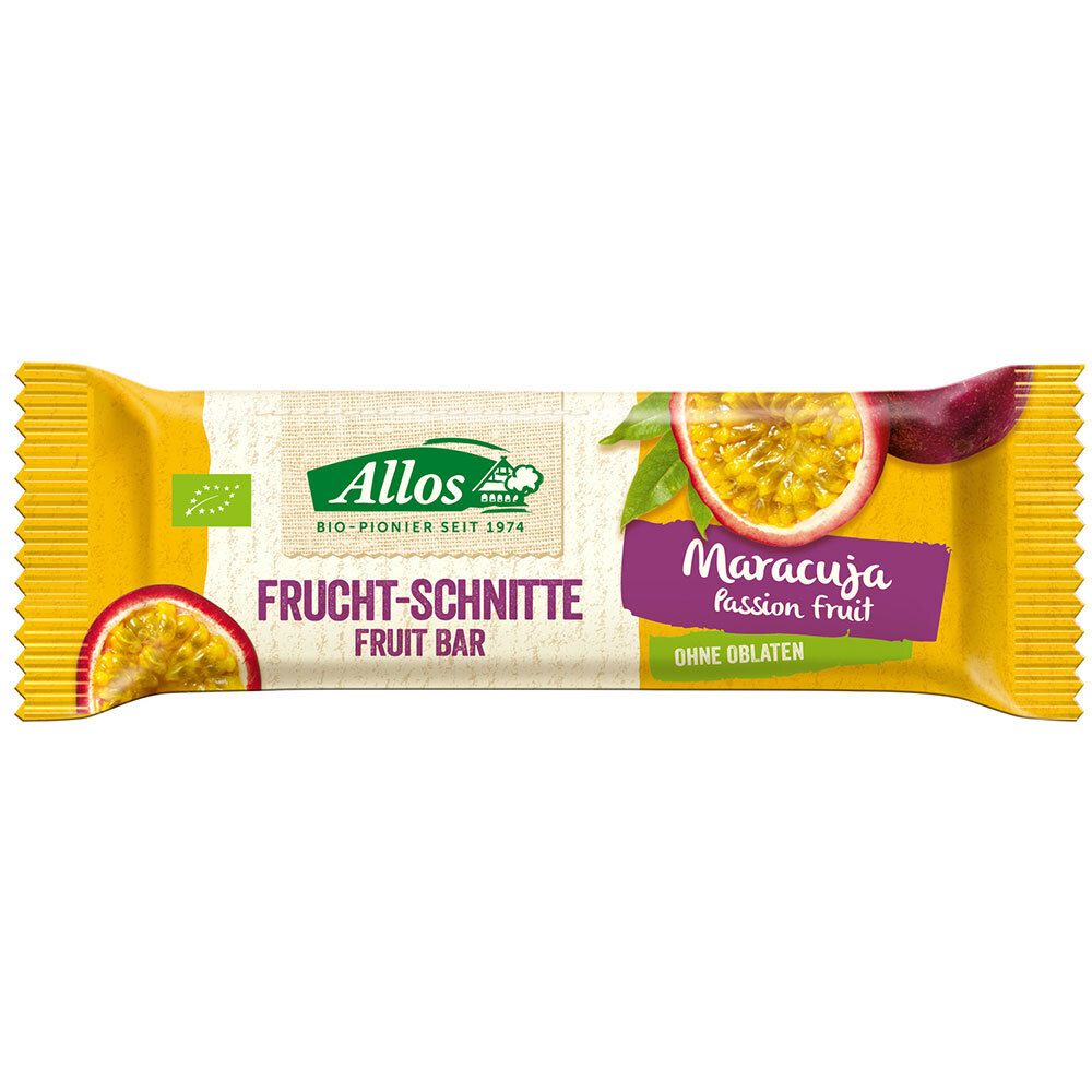 Allos Barres fruitées bio, Fruit de la passion