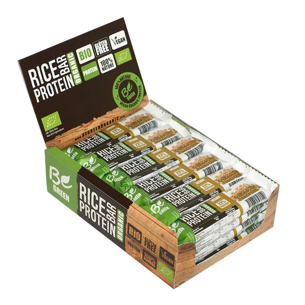 Be Green BIO-Protein Riegel, Erdnuss-Chia