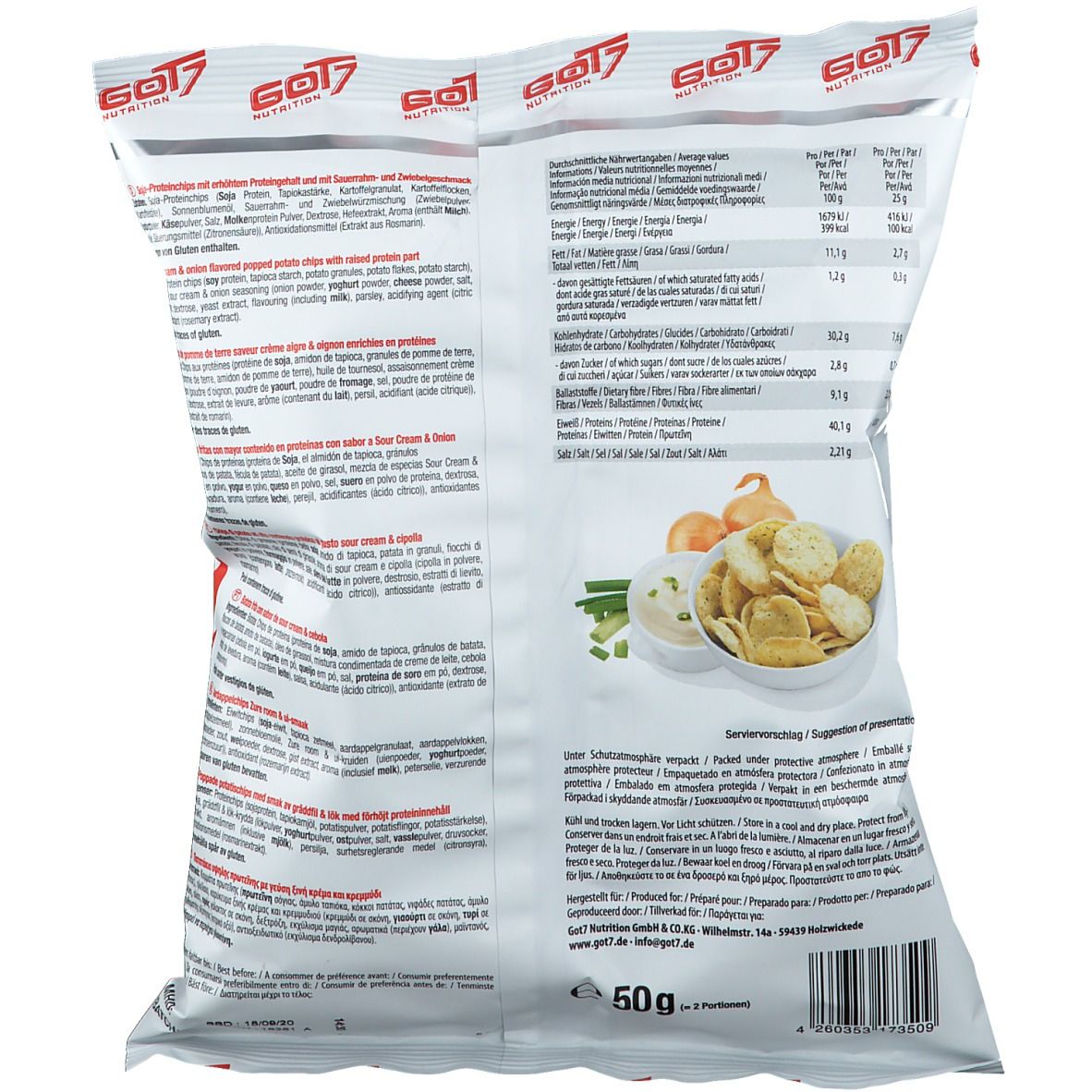 GOT7 Protein Chips, Sour Cream & Onion
