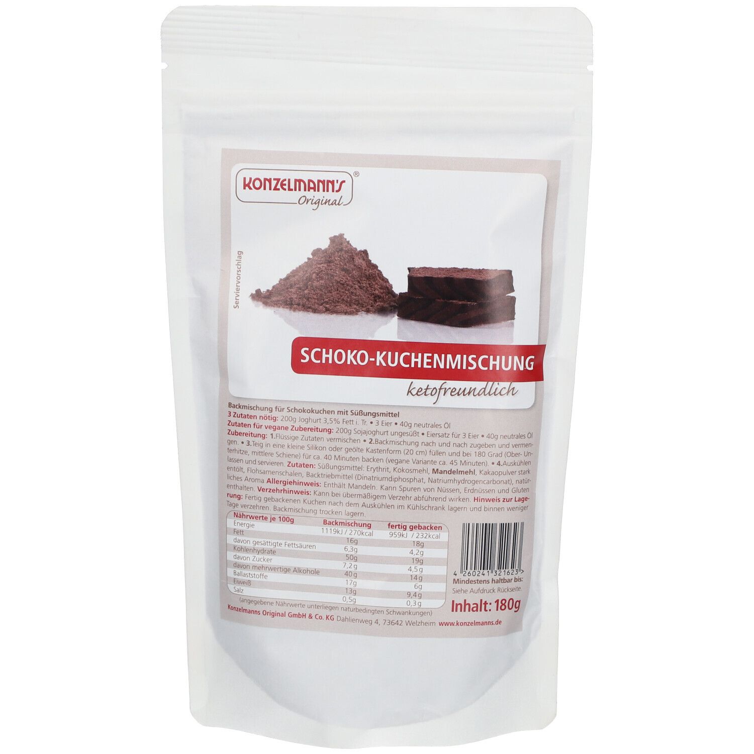 Konzelmann's original Mélange pour gâteau au chocolat