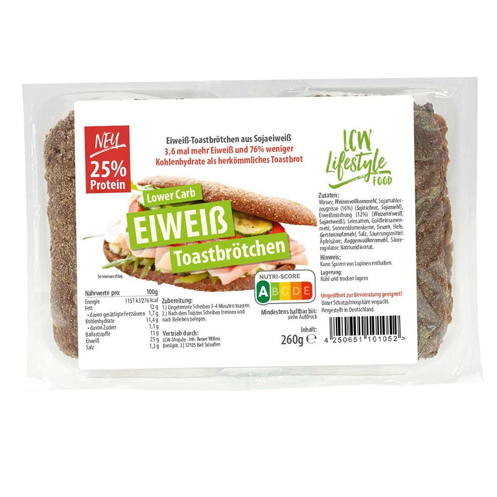 LCW Fertige Eiweiß Toastbrötchen