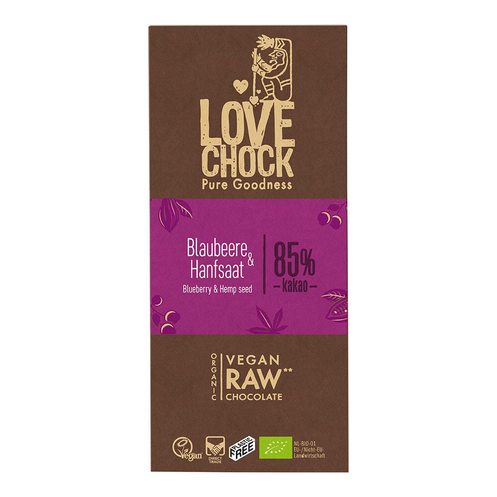 Lovechock Bio Graines de Myrtilles & Chanvre