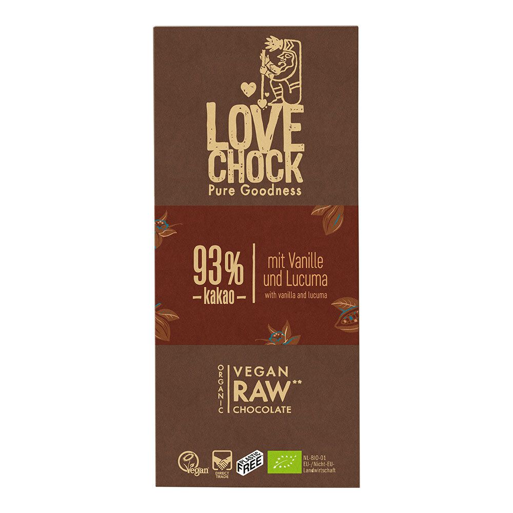 Lovechock Bio Extra Foncé, 93 % Cacao