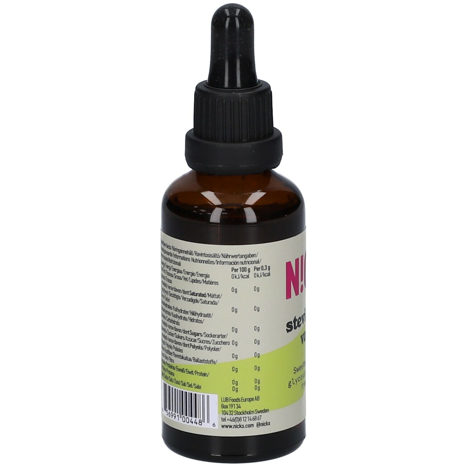 NICK'S Stevia Tropfen, Vanille