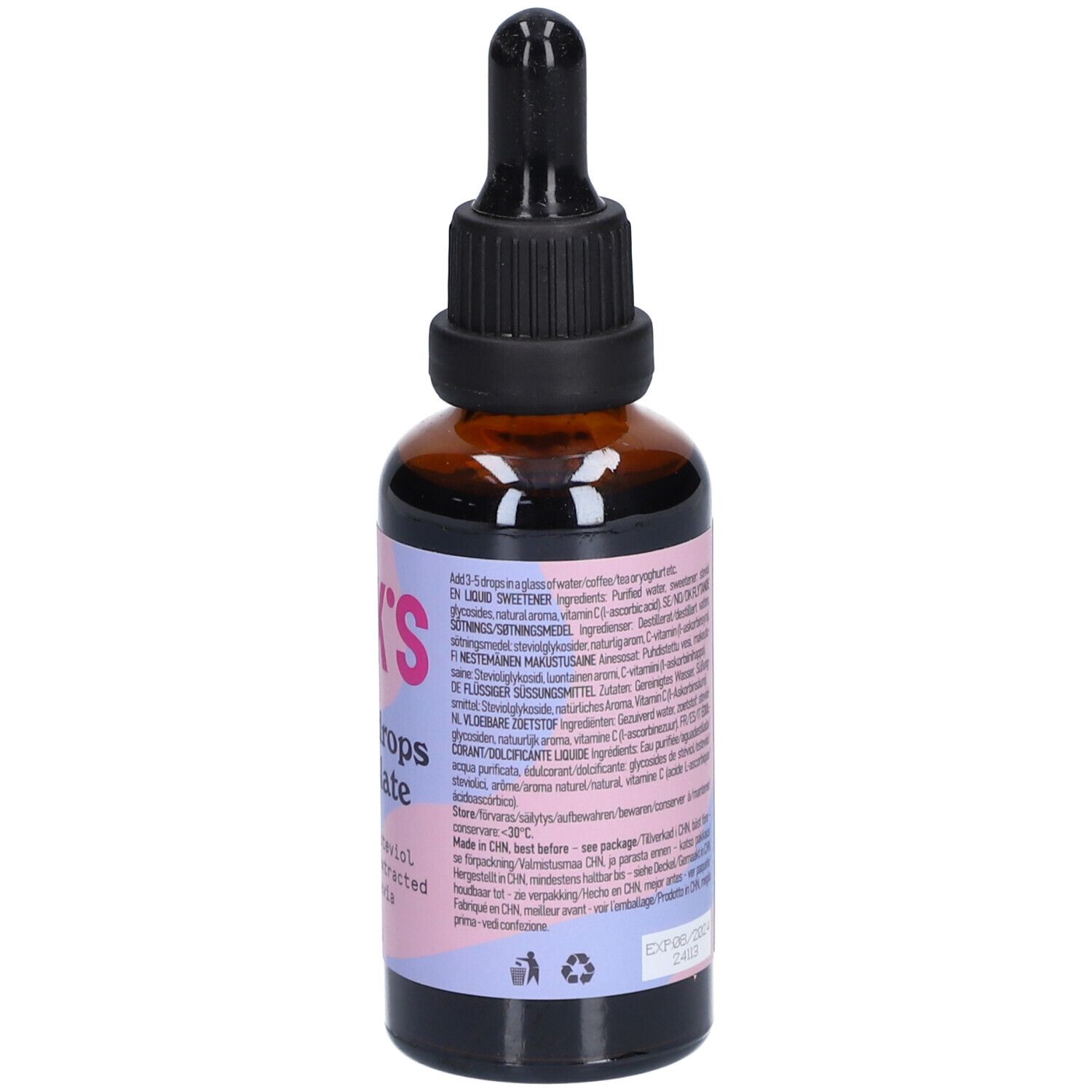 NICK'S Stevia Tropfen, Schokolade