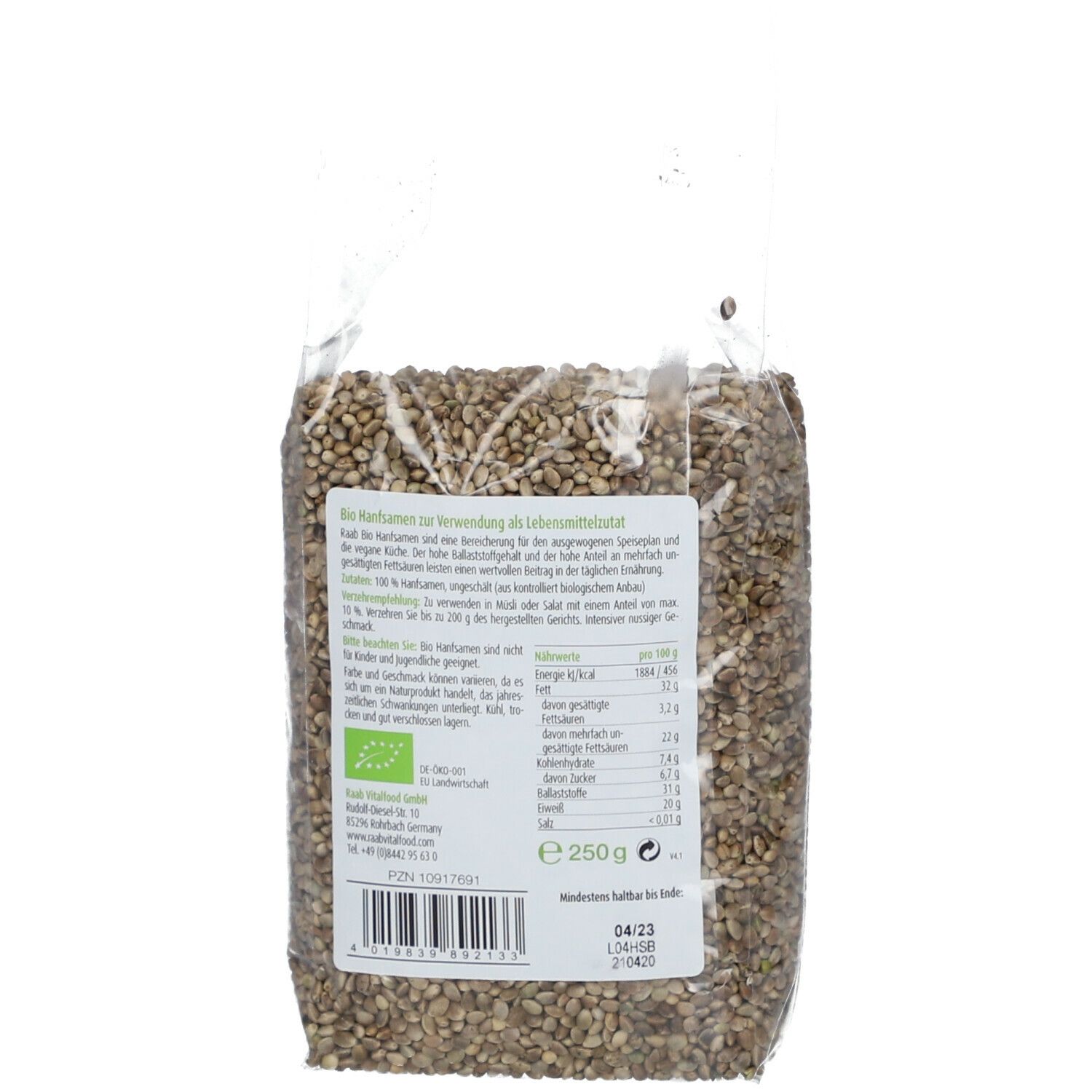 Raab® Bio Hanf Samen