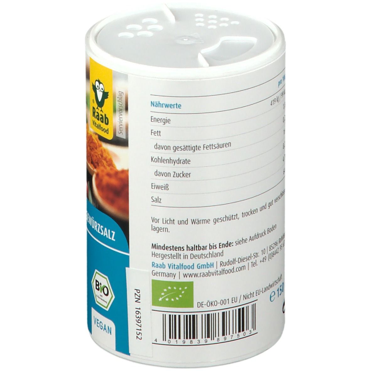  Raab Vitalfood Bio 5-Elemente Gewürzsalz